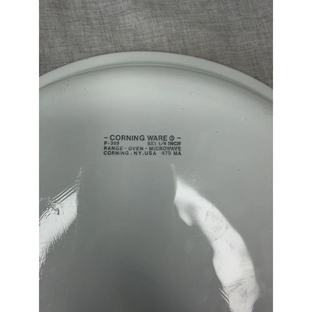 Vintage corning ware blue cornflower 9 X 1 1/4 Inch Pie Dish Rare Made in USA